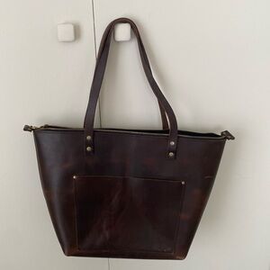 Portland leather purse and wallet
